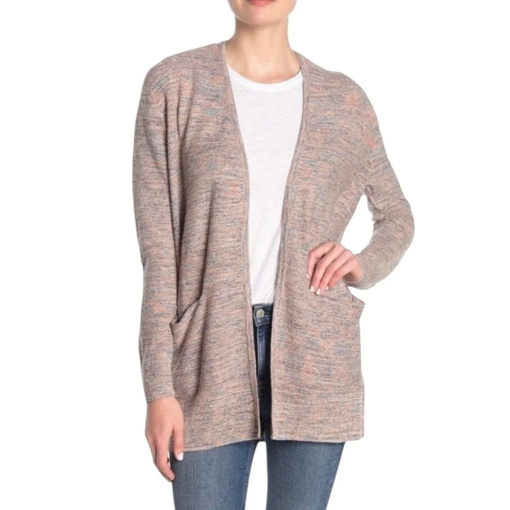 Madewell Women’s Summer Marled Ryder Cotton Blend Open Cardigan Sweater Size XS - Picture 2 of 8